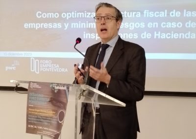 XV Desayuno con Manuel Ángel Bouzas. Cierre del año 2023: Cómo optimizar la factura fiscal de las empresas y minimizar riesgos en caso de inspecciones de Hacienda